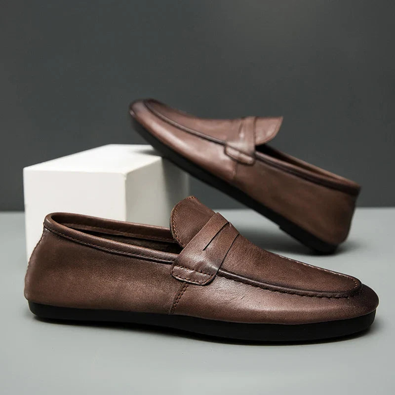 Oscar | Mocasín De Piel Hombre
