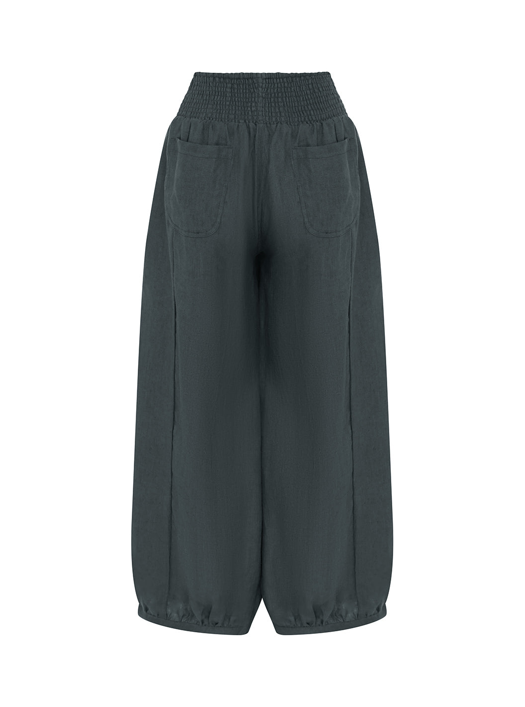 Pantalón Sadhu de Lino Francés Antracita