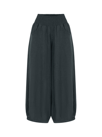 Sadhu French Linen Pants Charcoal