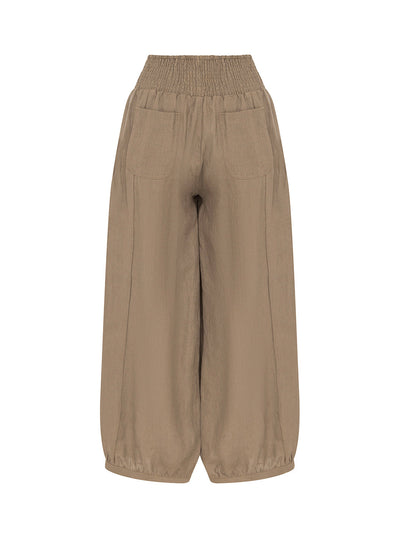 Sadhu French Linen Pants Cinnamon