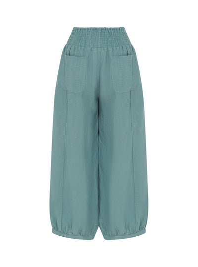 Sadhu French Linen Pants Tahiti Blue