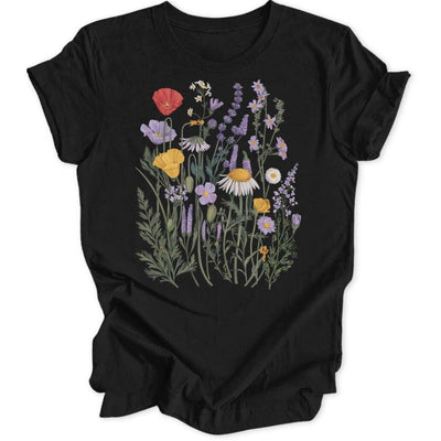 Camiseta Unisex Flores Art Nouveau