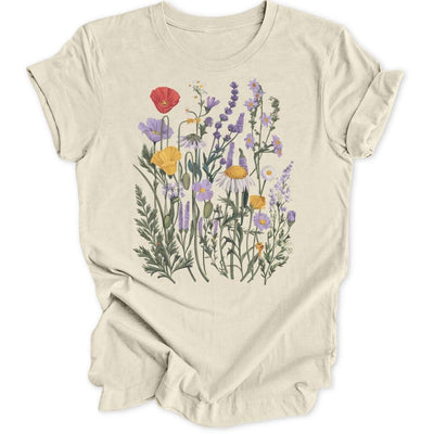Camiseta Unisex Flores Art Nouveau