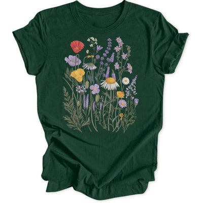 Camiseta Unisex Flores Art Nouveau