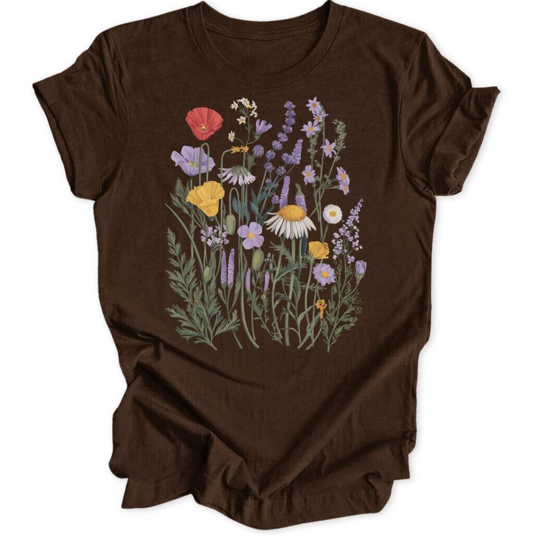 Camiseta Unisex Flores Art Nouveau
