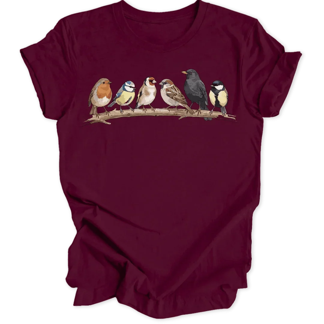 Camiseta Unisex Pájaro en la Rama