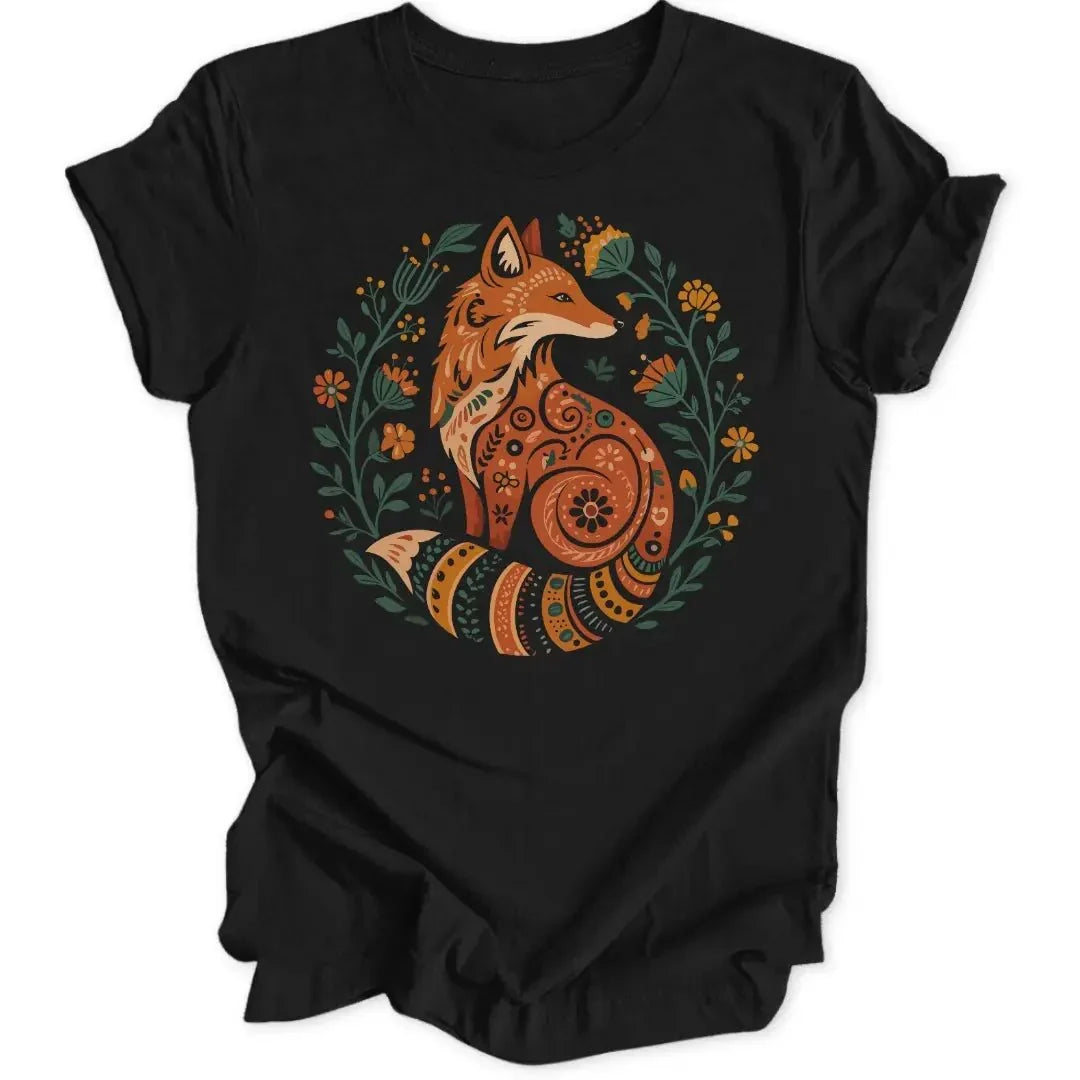 Camiseta Unisex Zorro Floral