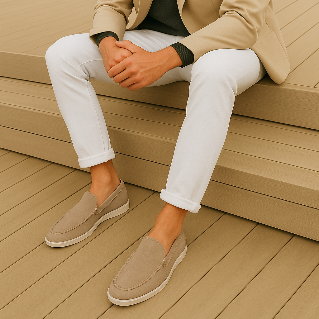 Luigi | Mocasines elegantes en ante