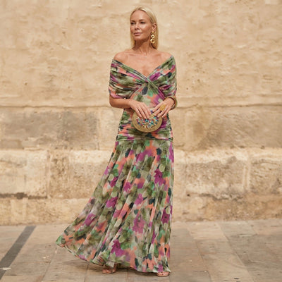 Milena™ – Vestido floral vaporoso