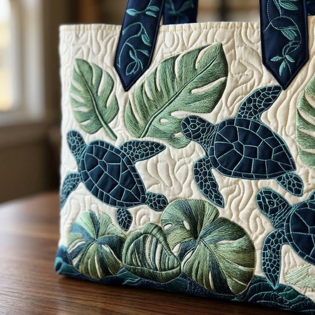 Bolso Acolchado tortuga marina – Amplio y Ligero