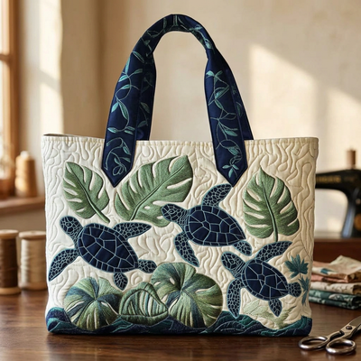 Bolso Acolchado tortuga marina – Amplio y Ligero