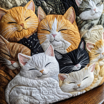 Bolso Acolchado gatitos dormidos – Amplio y Ligero