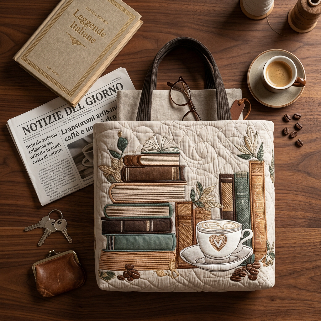 Bolso Artesanal motivo de café – Dos Tamaños