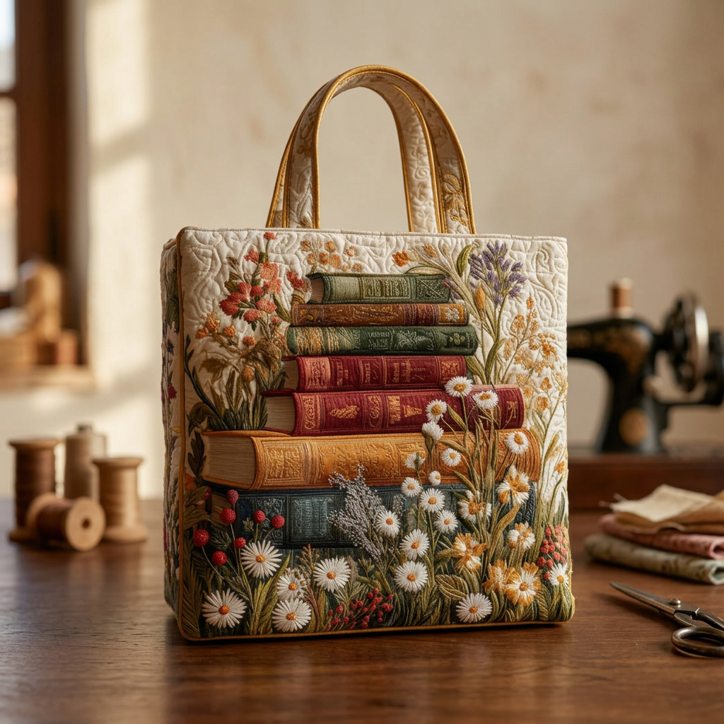 Bolso Artesanal motivo floral – Elegante y Práctico