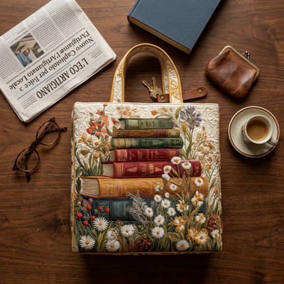Bolso Artesanal motivo floral – Elegante y Práctico