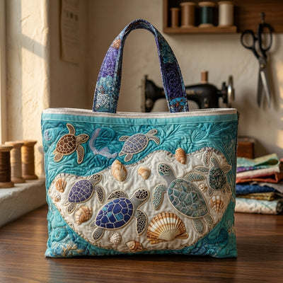 Bolso Artístico Acolchado tortugas – Dos Tamaños