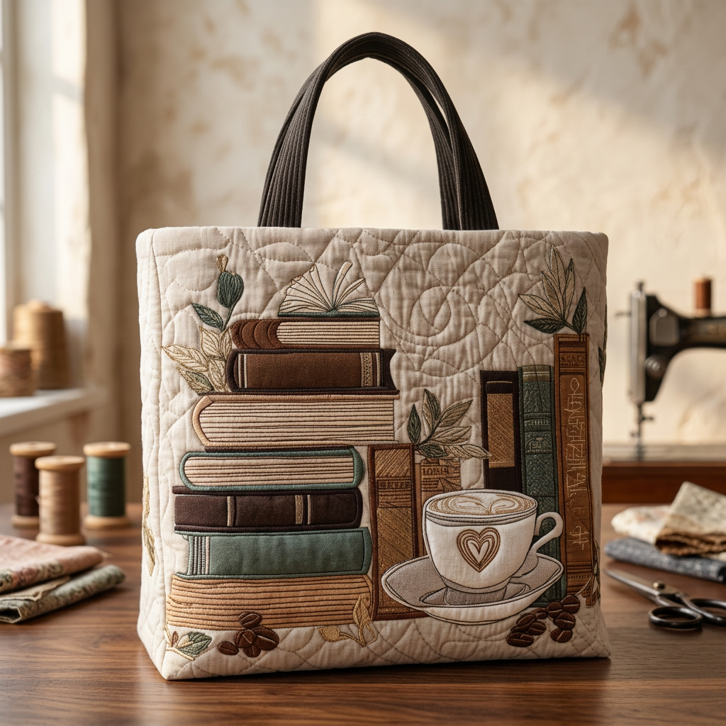 Bolso Artesanal motivo de café – Dos Tamaños