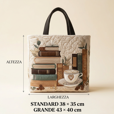 Bolso Artesanal motivo de café – Dos Tamaños