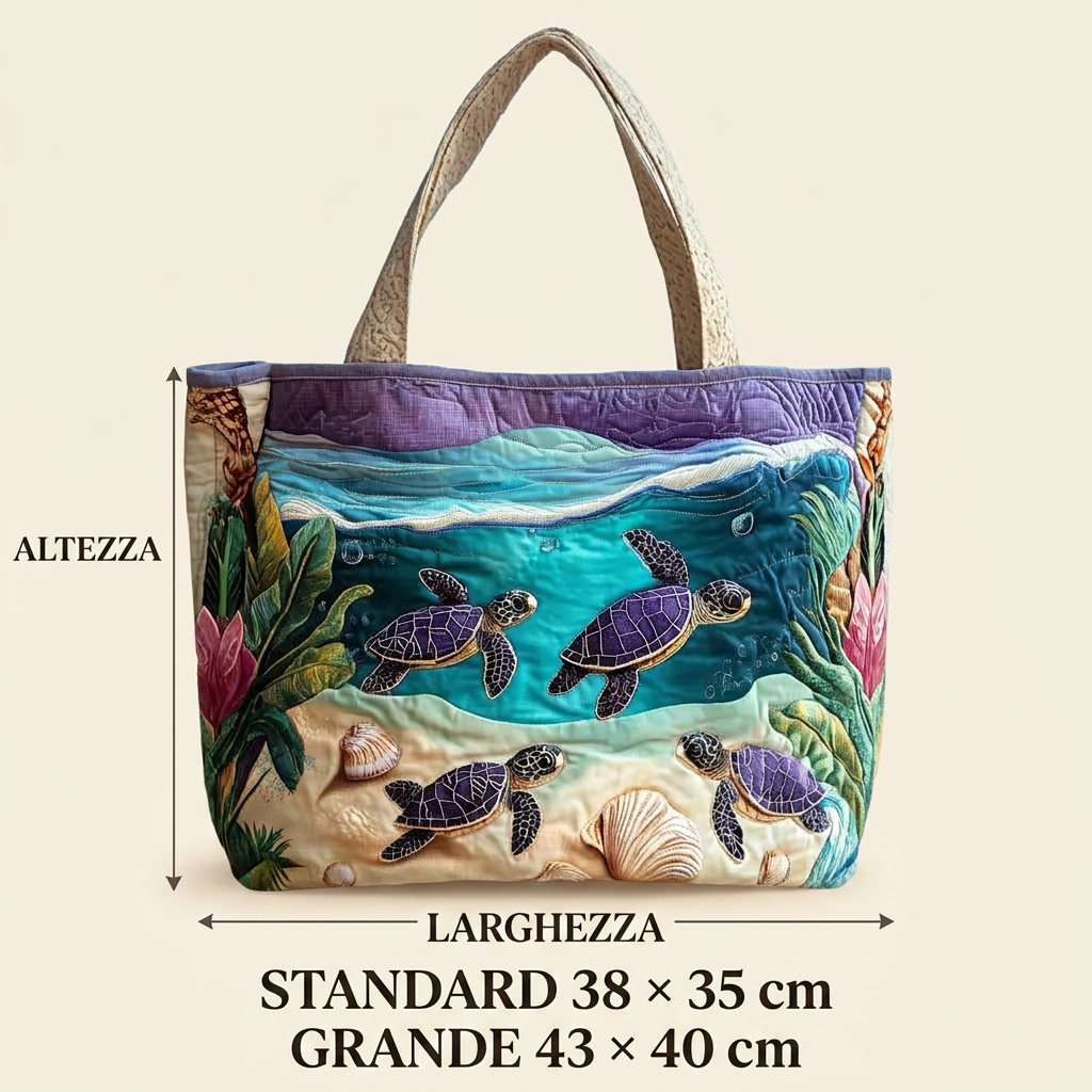 Bolso Acolchado fantasía de laguna – Amplio y Ligero