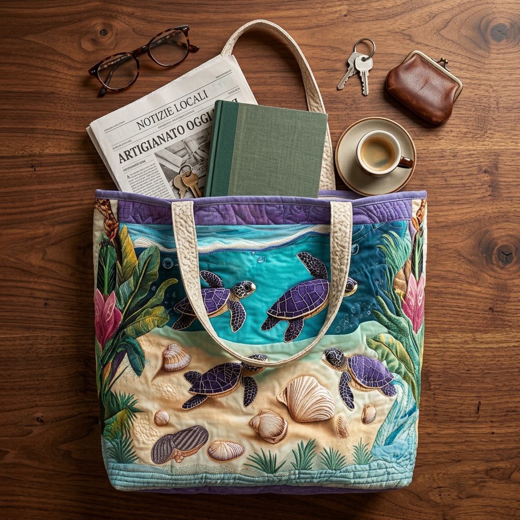 Bolso Acolchado fantasía de laguna – Amplio y Ligero