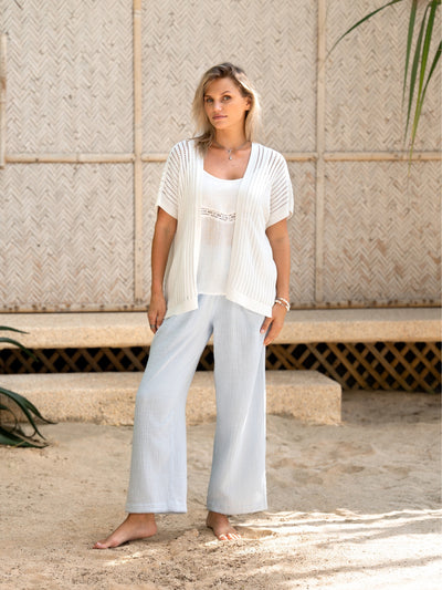 Aletto Cotton Kimono Coconut