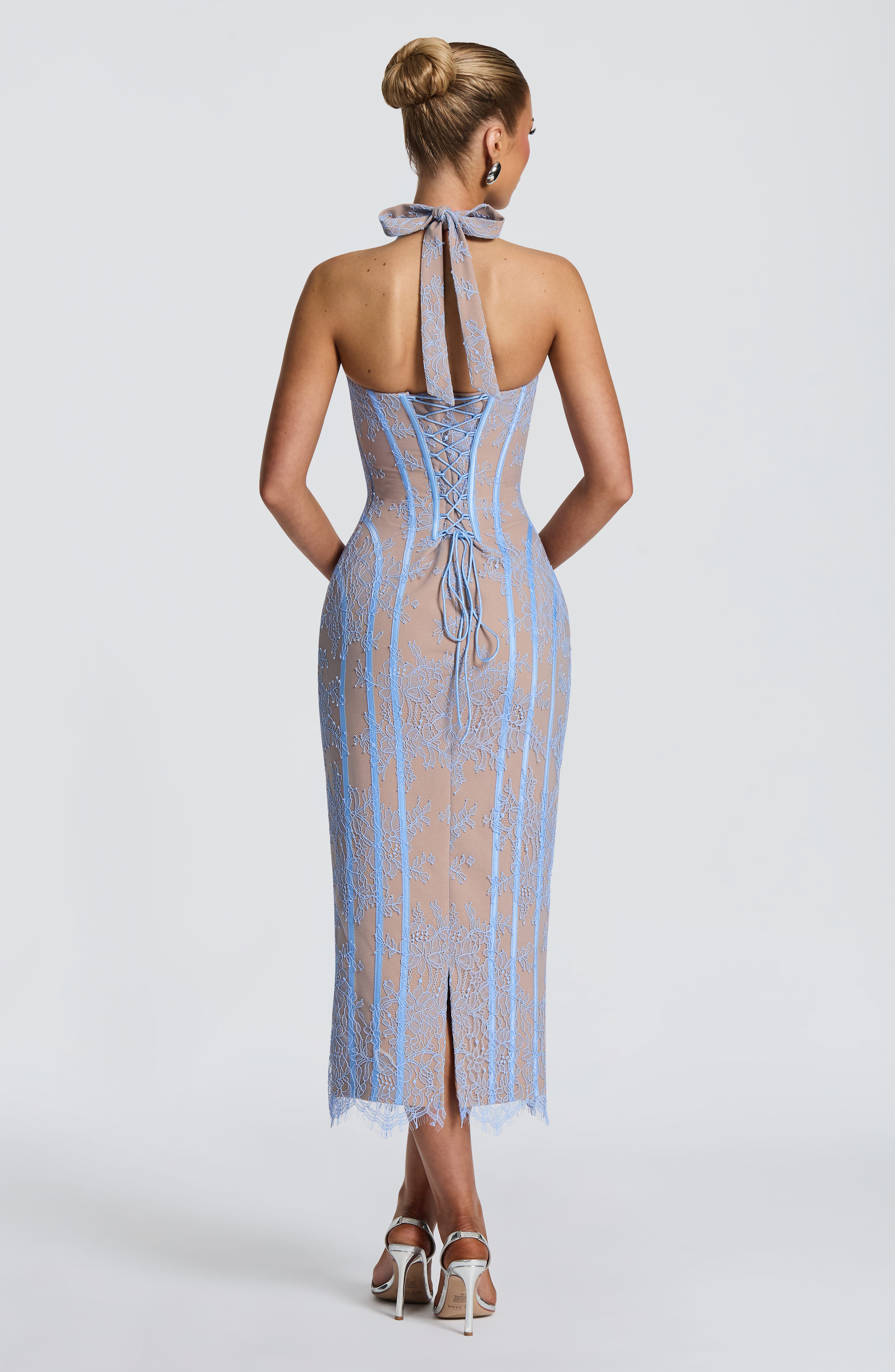 Rosa - Vestido maxi con corset